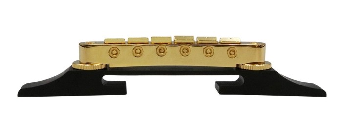 Hosco F-2821E Archtop Guitar Bridge Gold